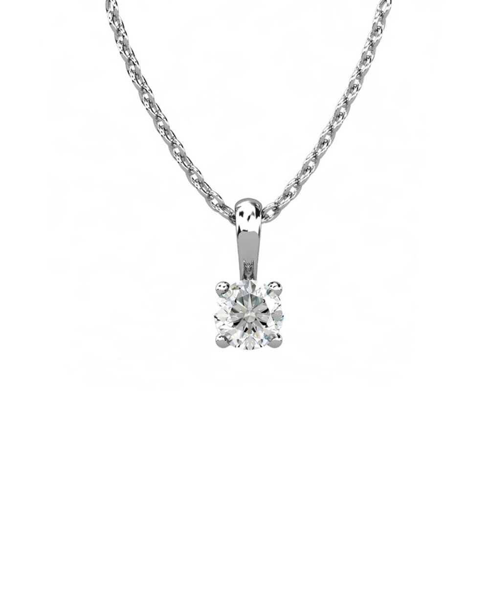 Imagen 0 de Colgante oro diamante 0,35 ct