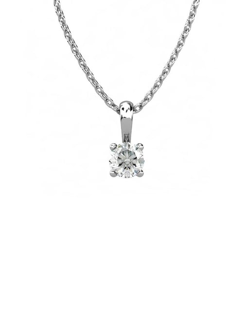 Imagen 0 de Colgante oro diamante 0,35 ct