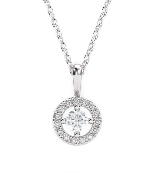 Imagen 0 de Colgante oro diamante 0,30 ct