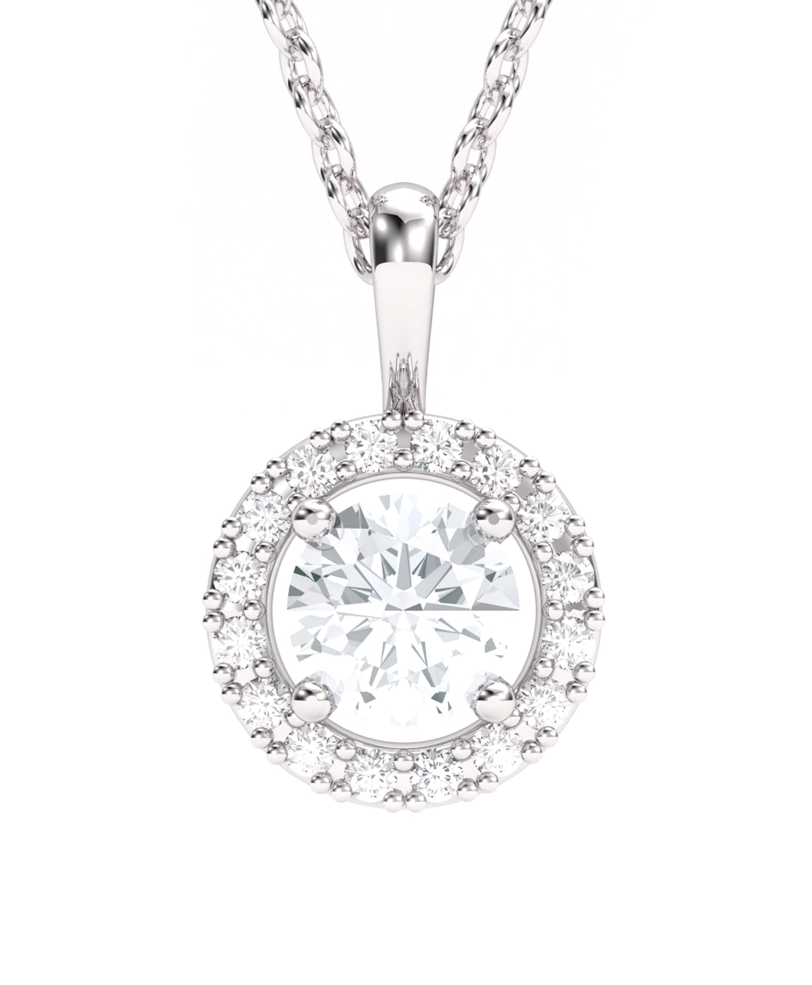 Imagen 0 de Colgante diamantes 0,70 ct