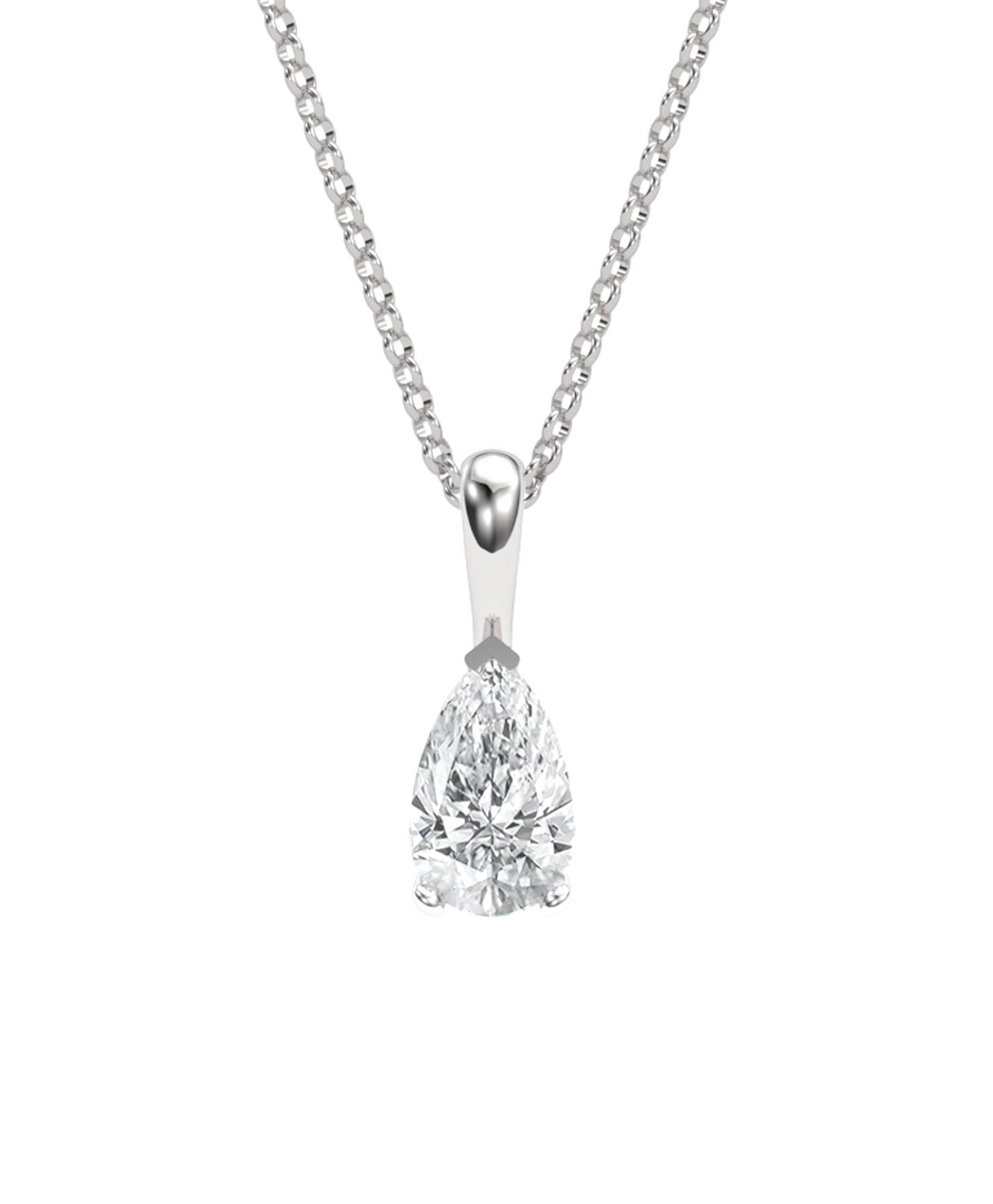 Imagen 0 de Colgante oro diamante 0,50 ct