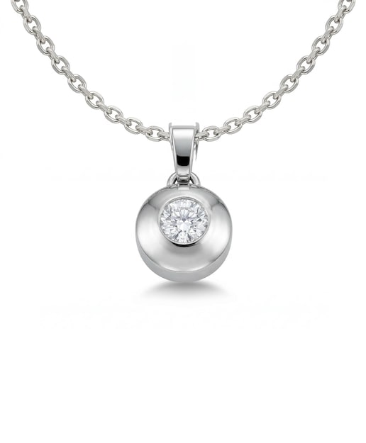 Imagen 0 de Gargant plata diamante 0,25 ct