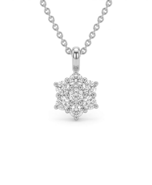 Imagen 0 de Gargant plata diamante 0,77 ct