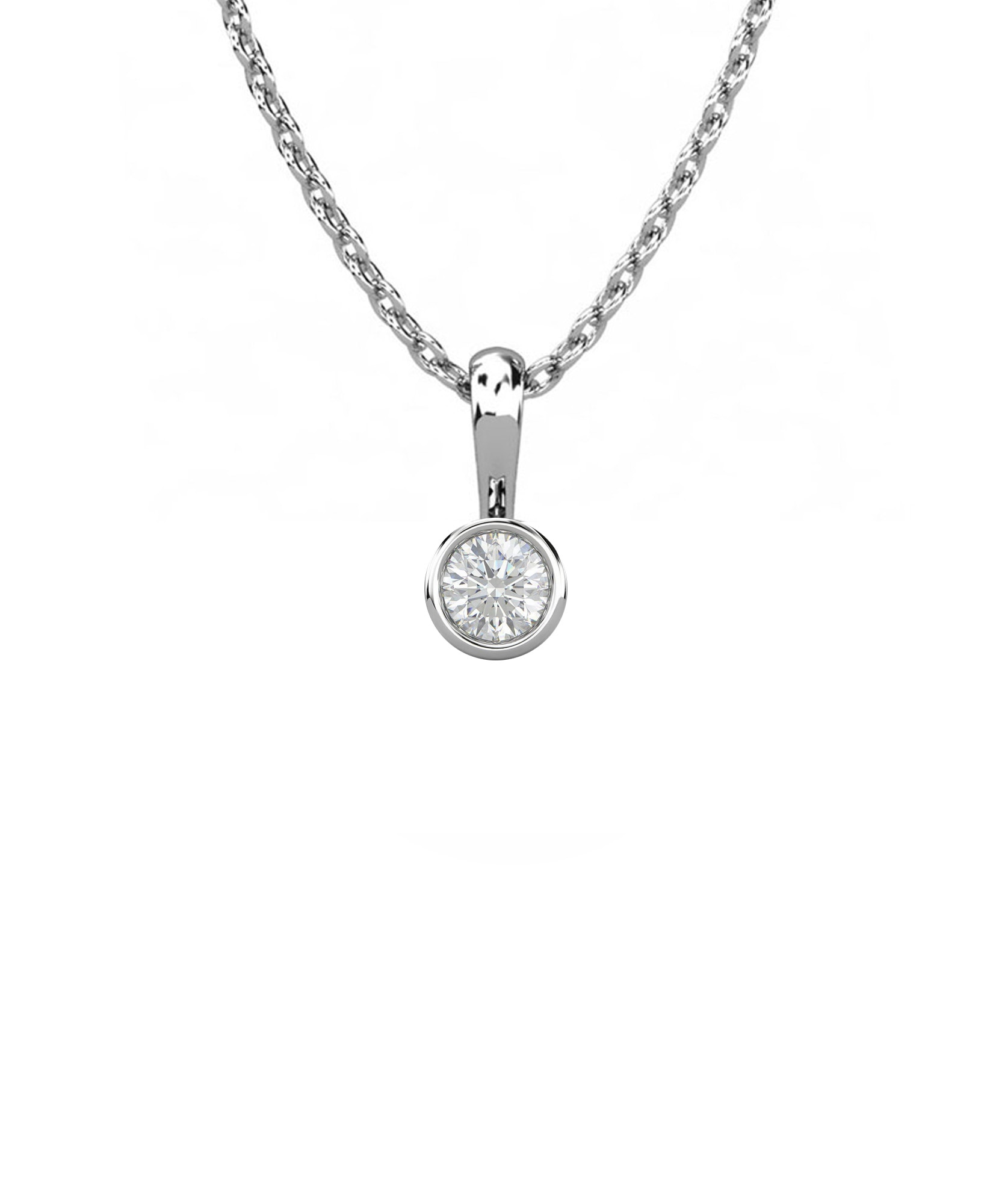 Imagen 0 de Gargant plata diamante 0,10 ct