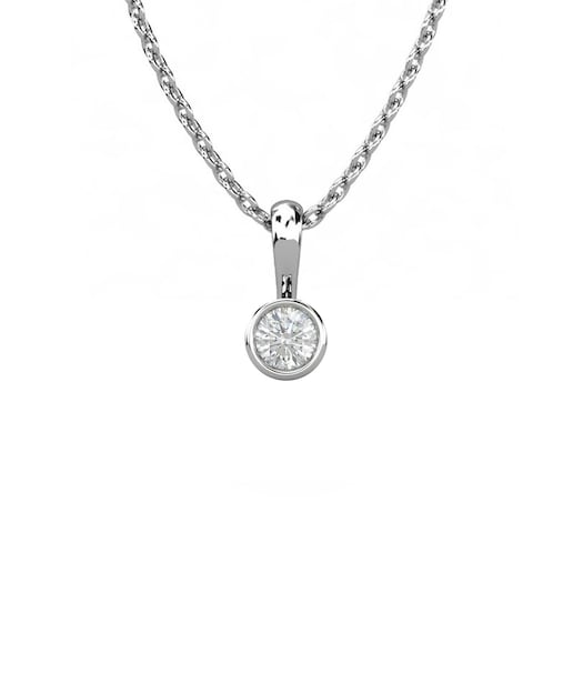 Imagen 0 de Gargant plata diamante 0,10 ct