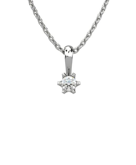 Imagen 0 de Gargant plata diamante 0,10 ct