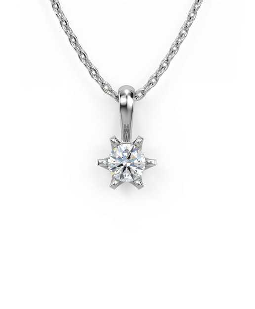 Imagen 0 de Gargant plata diamante 0,25 ct