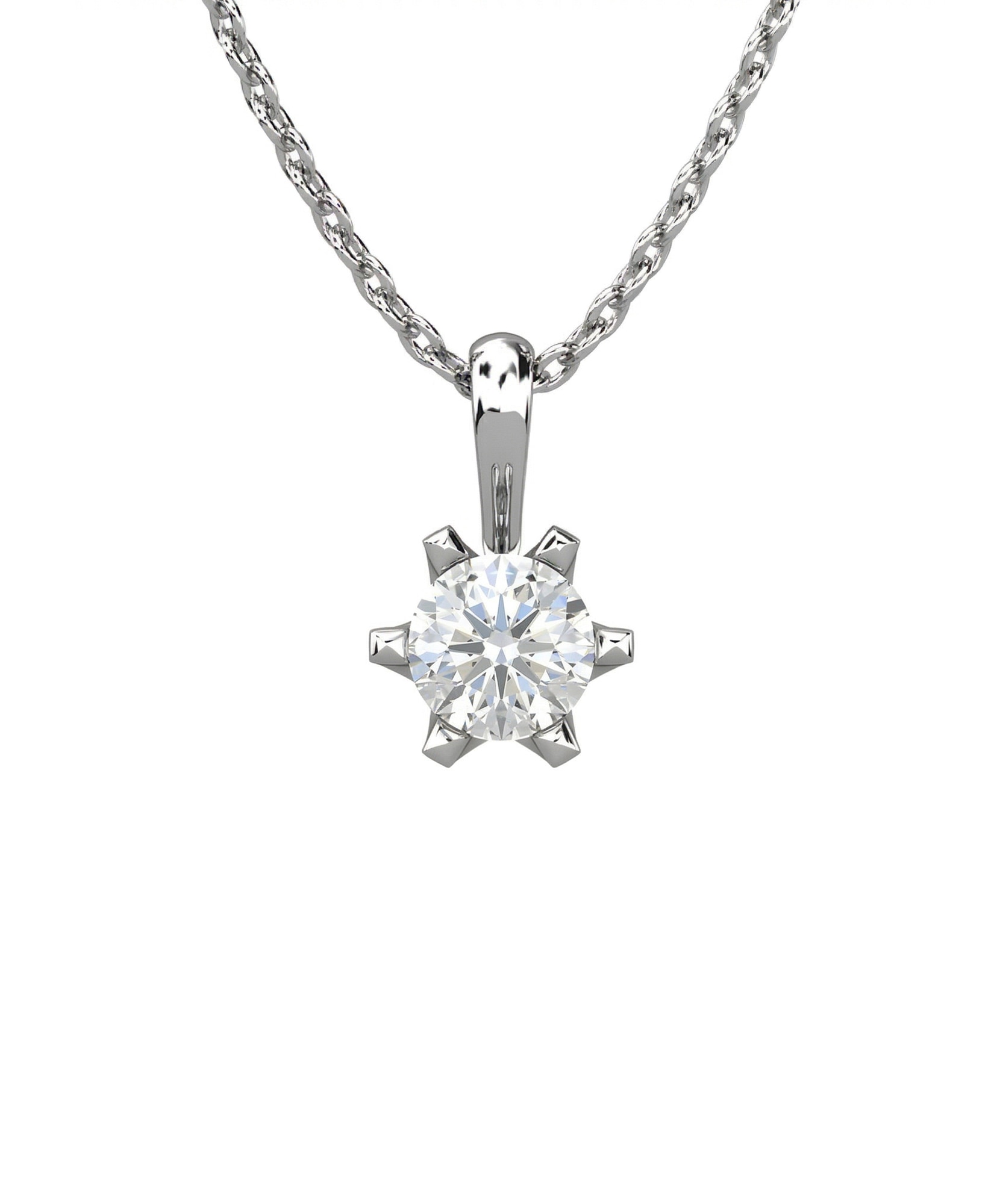 Imagen 0 de Gargant plata diamante 0,50 ct