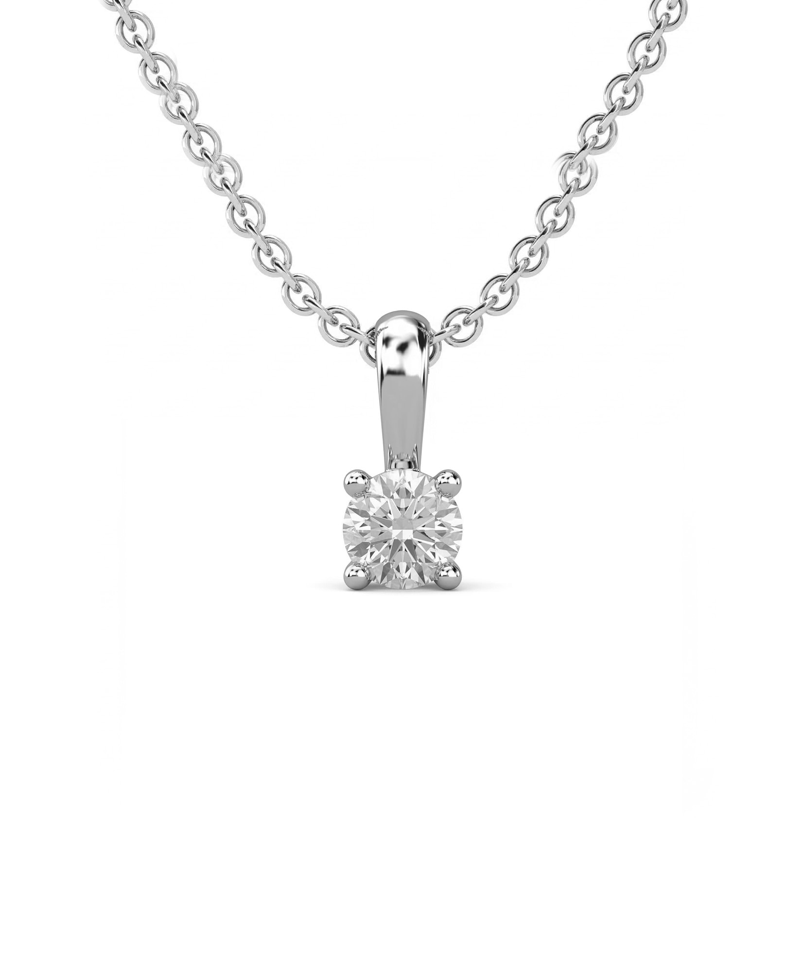 Imagen 0 de Gargant plata diamante 0,10 ct