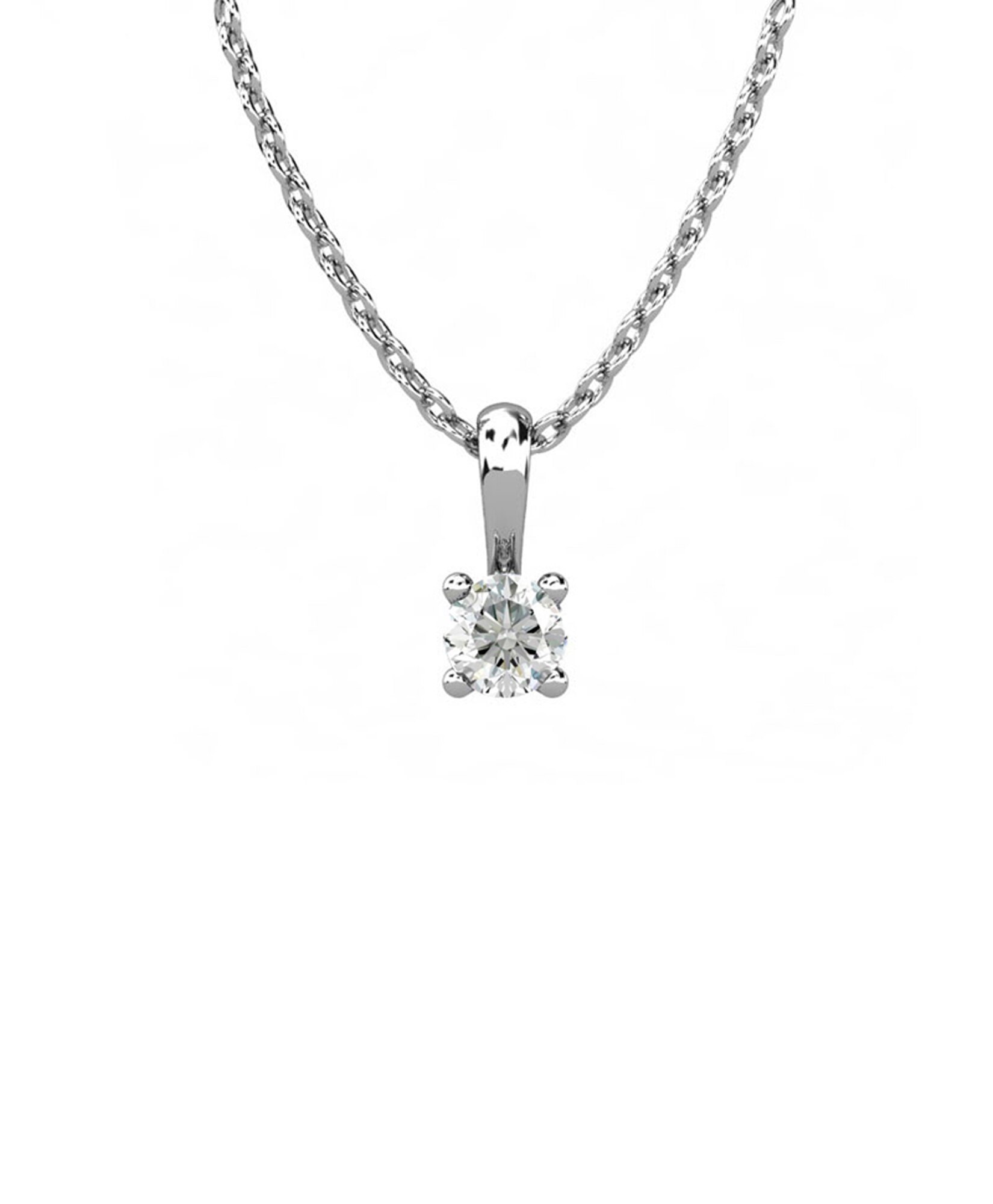 Imagen 0 de Gargant plata diamante 0,25 ct