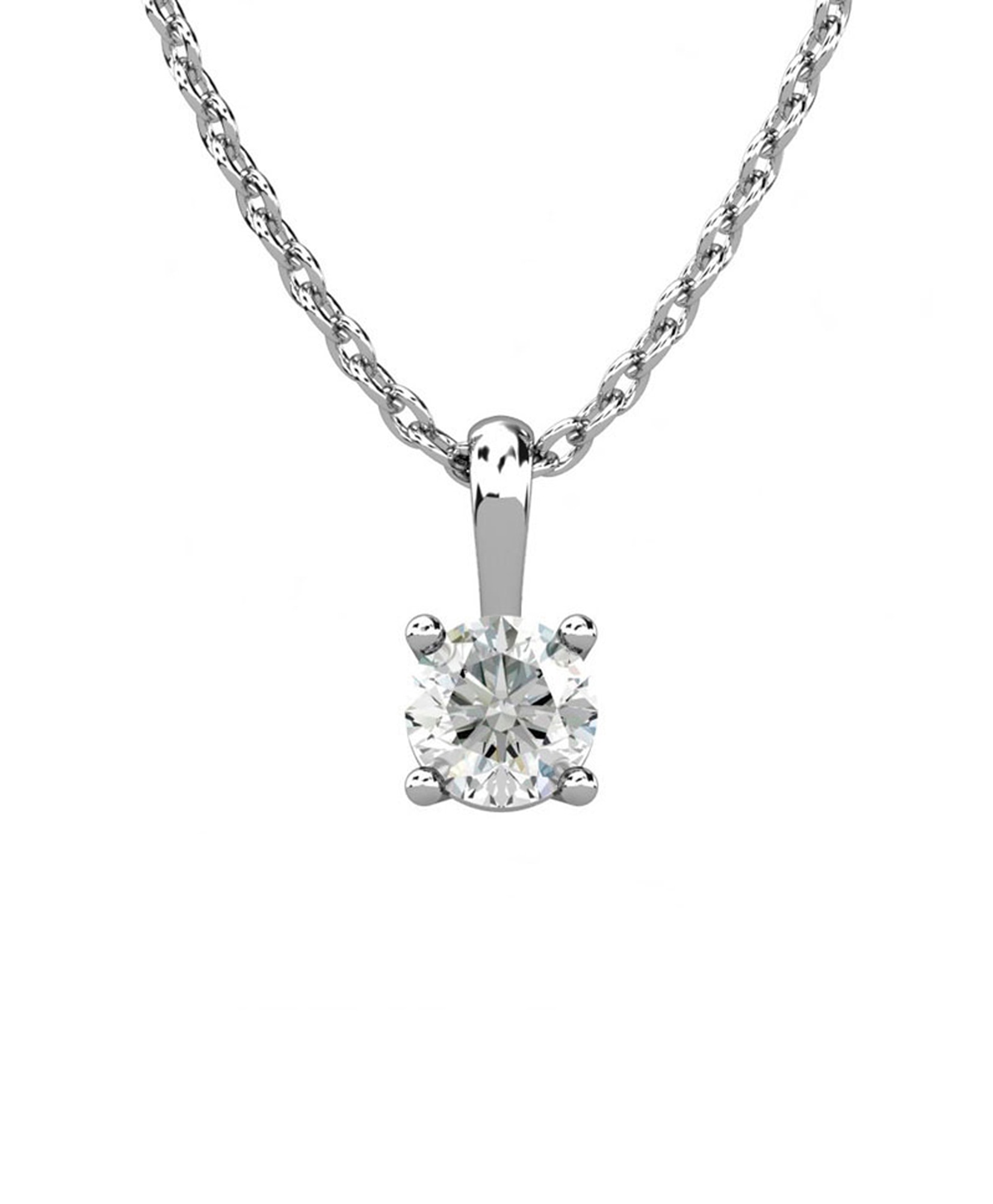 Imagen 0 de Gargant plata diamante 0,50 ct