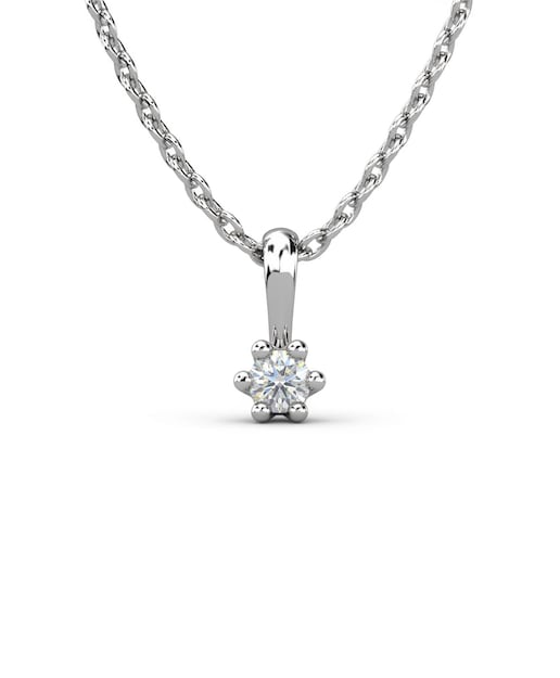 Imagen 0 de Gargant plata diamante 0,10 ct