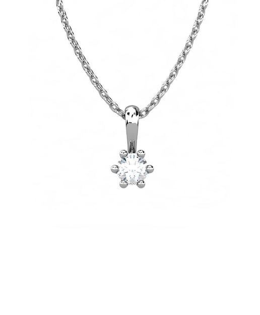Imagen 0 de Gargant plata diamante 0,25 ct