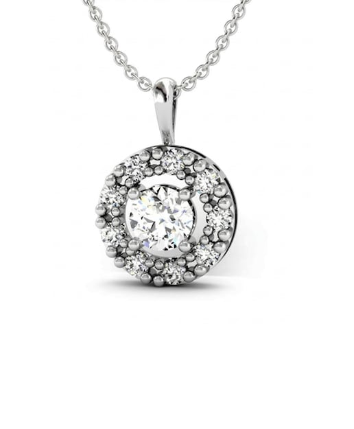 Imagen 0 de Gargant plata diamante 0,13 ct