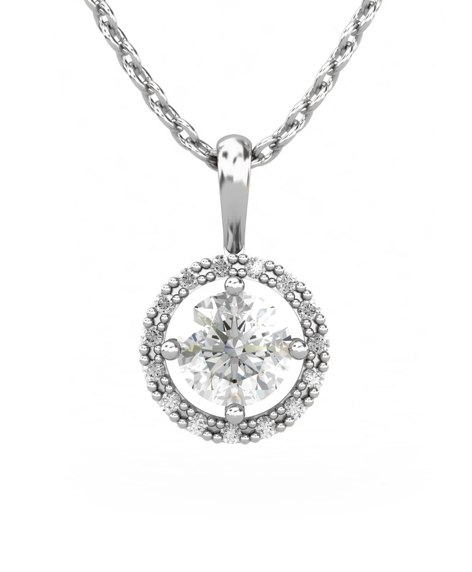 Imagen 0 de Gargant plata diamante 0,85ct