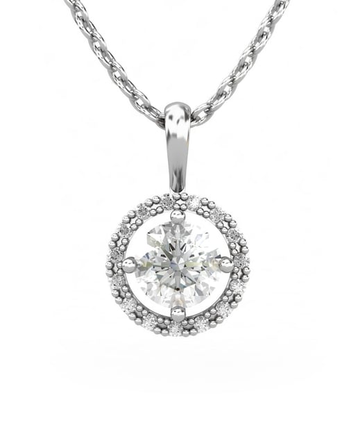Imagen 0 de Gargant plata diamante 0,85ct