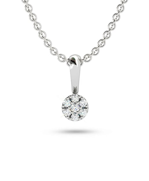 Imagen 0 de Gargant plata diamante 0,05 ct