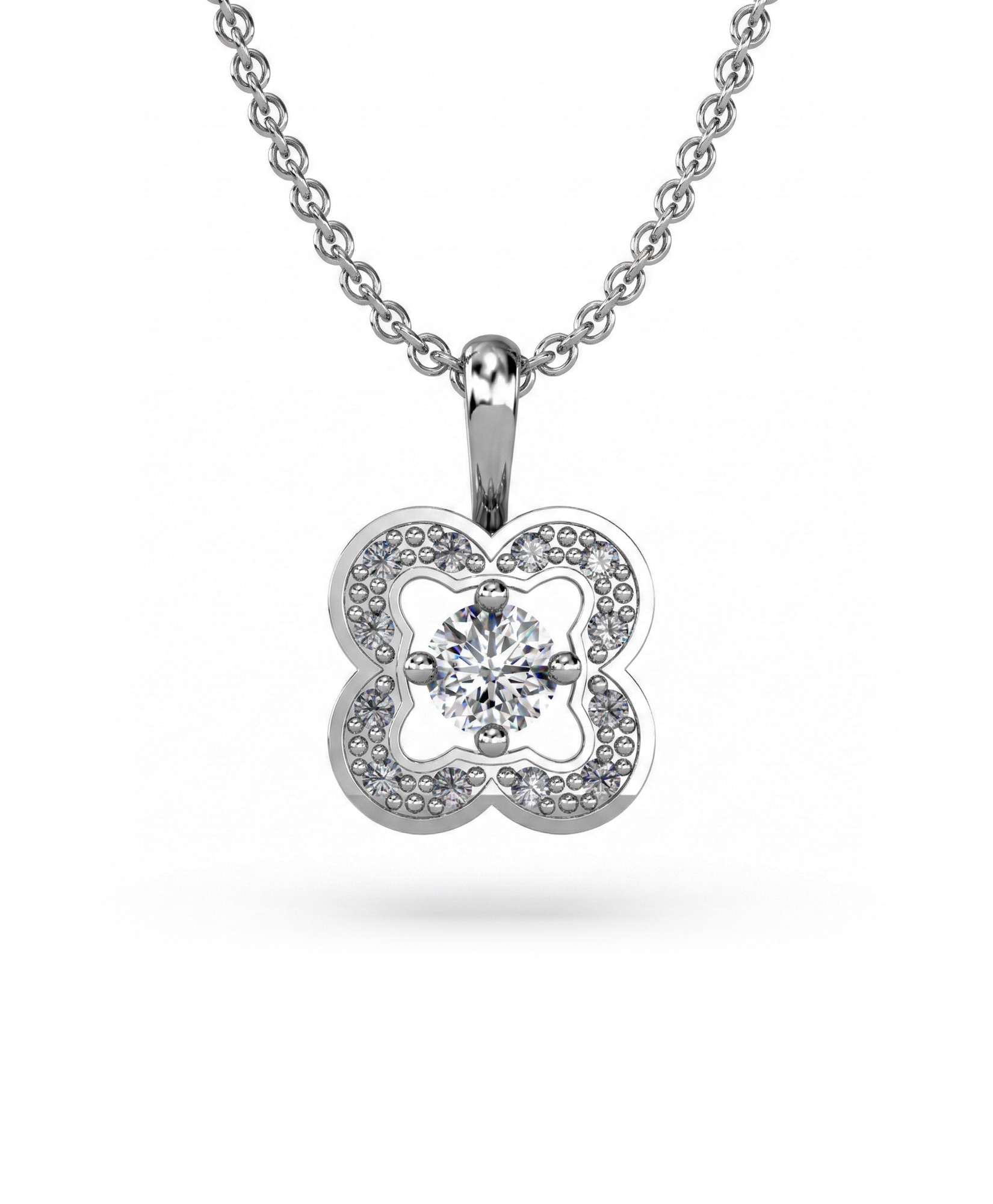 Imagen 0 de Gargant plata diamante 0,28 ct