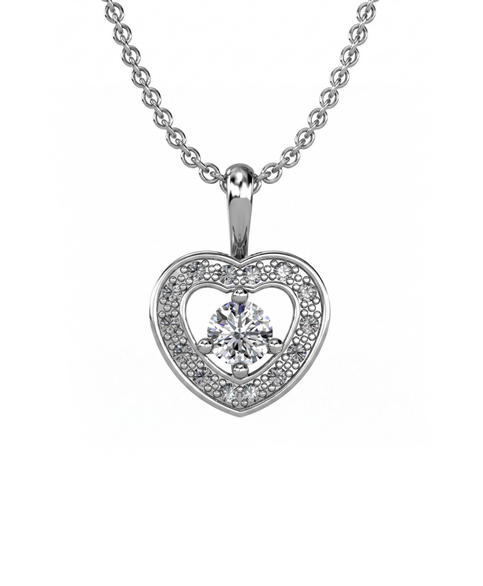 Imagen 0 de Gargant plata diamante 0,29 ct
