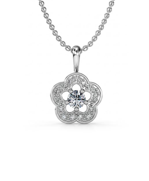 Imagen 0 de Gargant plata diamante 0,30 ct