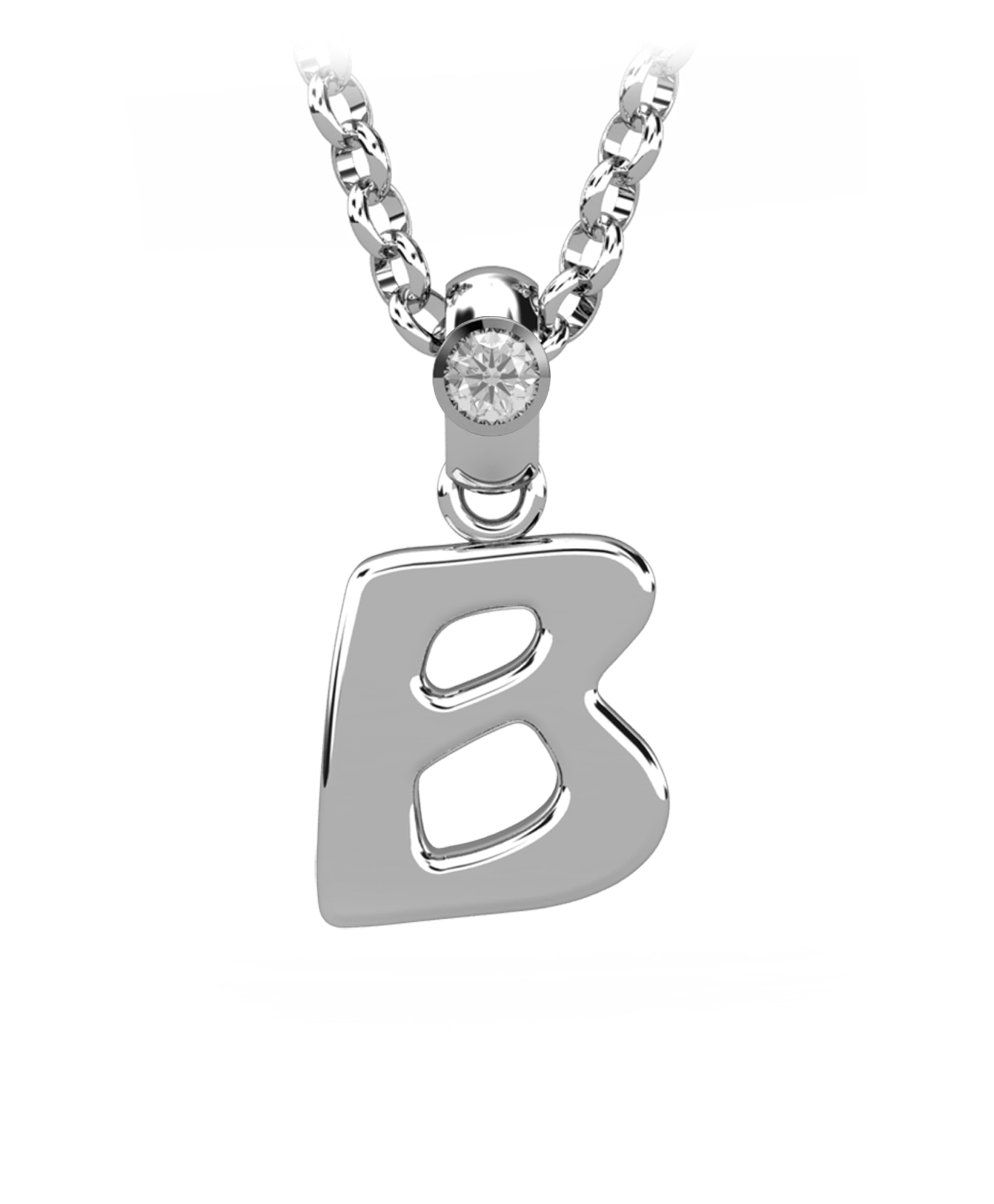 Imagen 0 de Gargant plata diamante 0,03 ct
