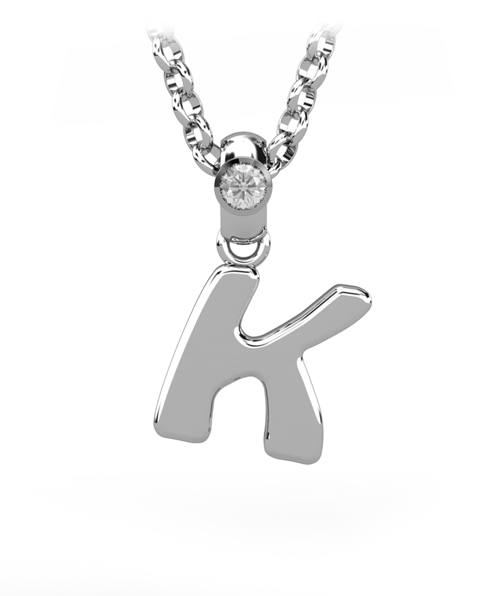 Imagen 0 de Gargant plata diamante 0,03 ct