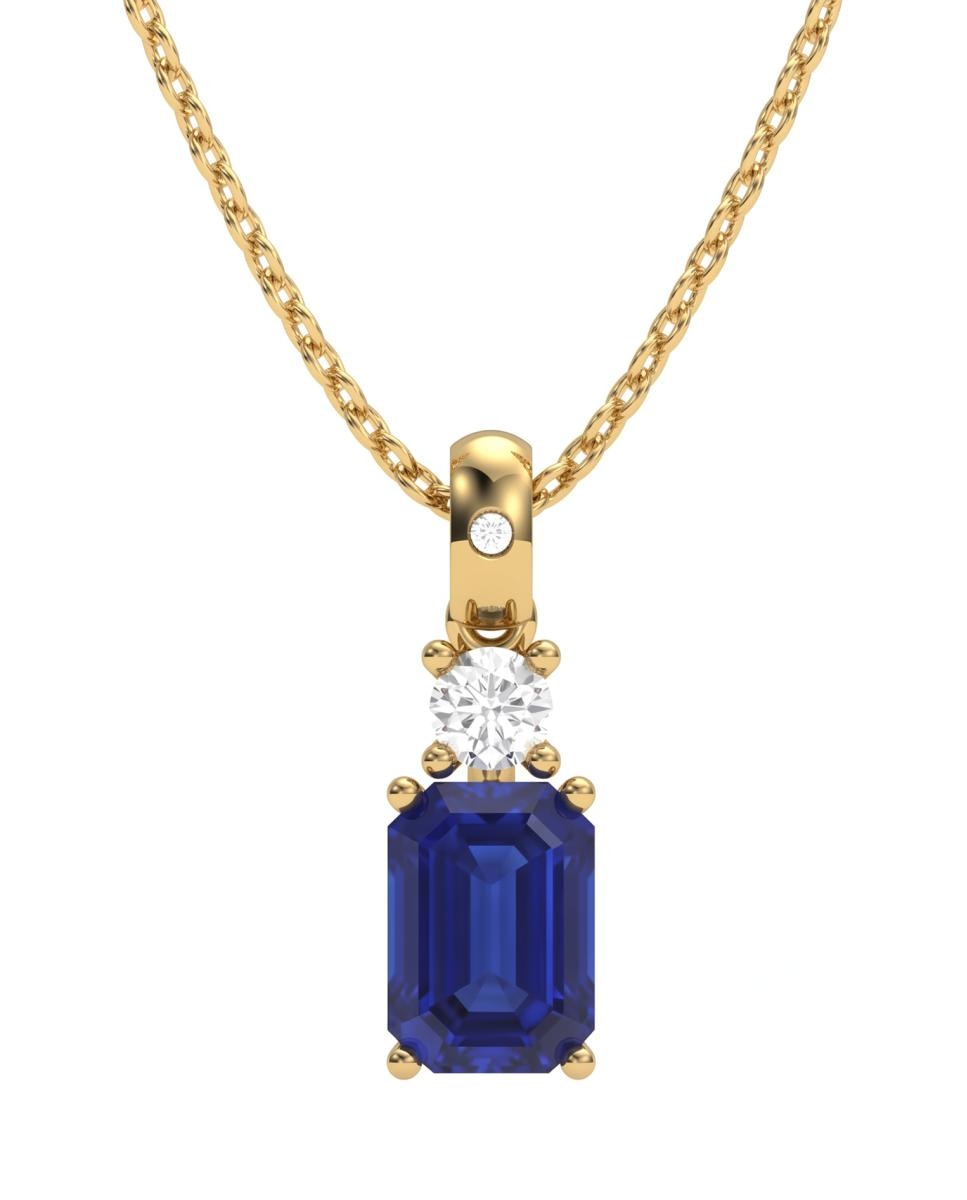 Imagen 0 de Colg oro diamante 0,11 ct zaf
