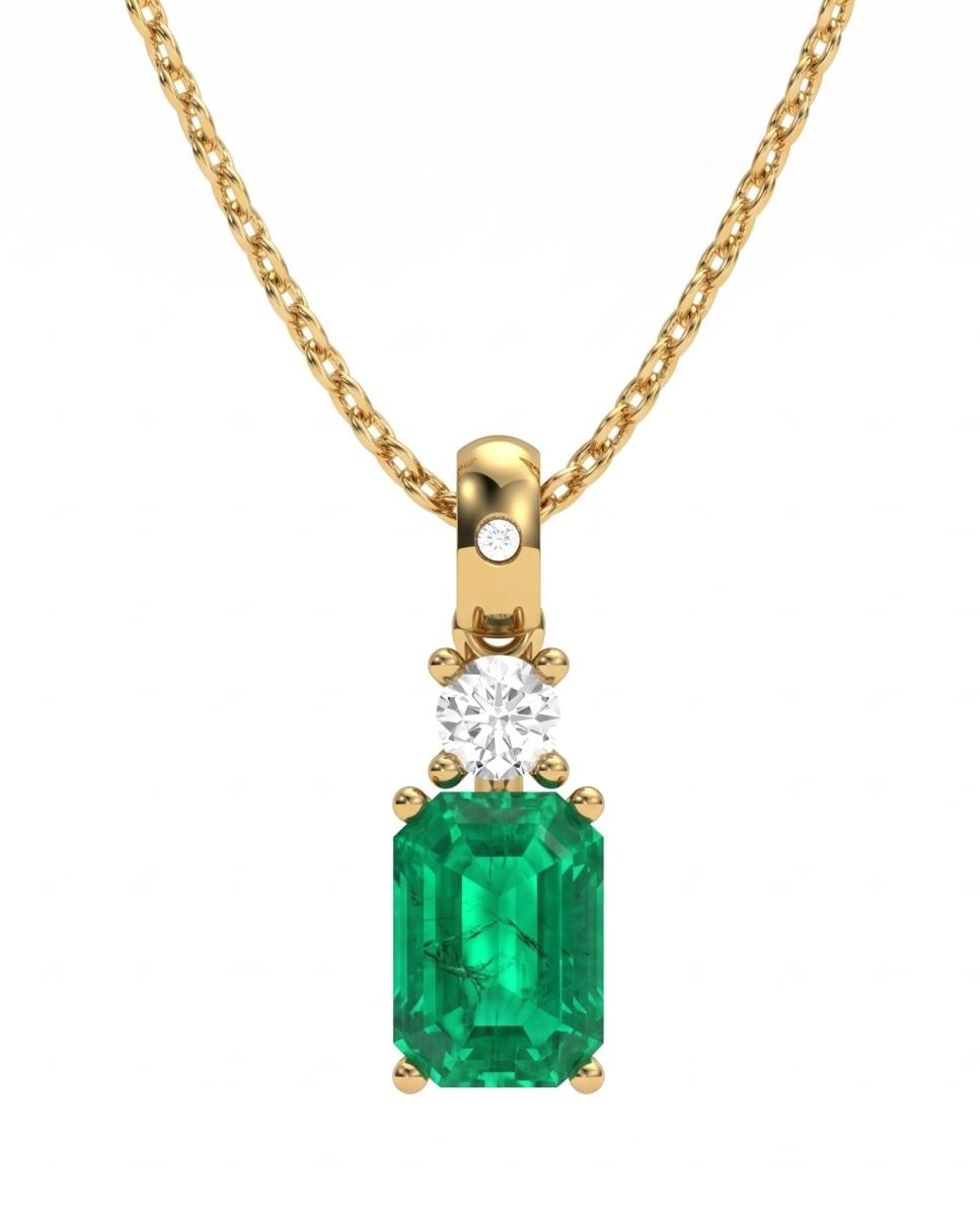 Imagen 0 de Colg oro diamante 0,11 ct esme