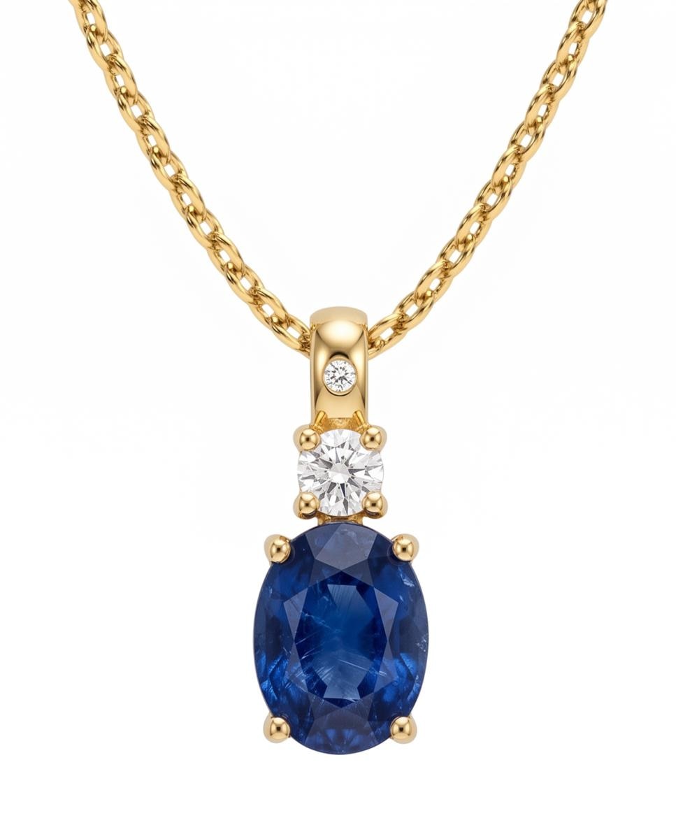 Imagen 0 de Colg oro diamante 0,11 ct zaf