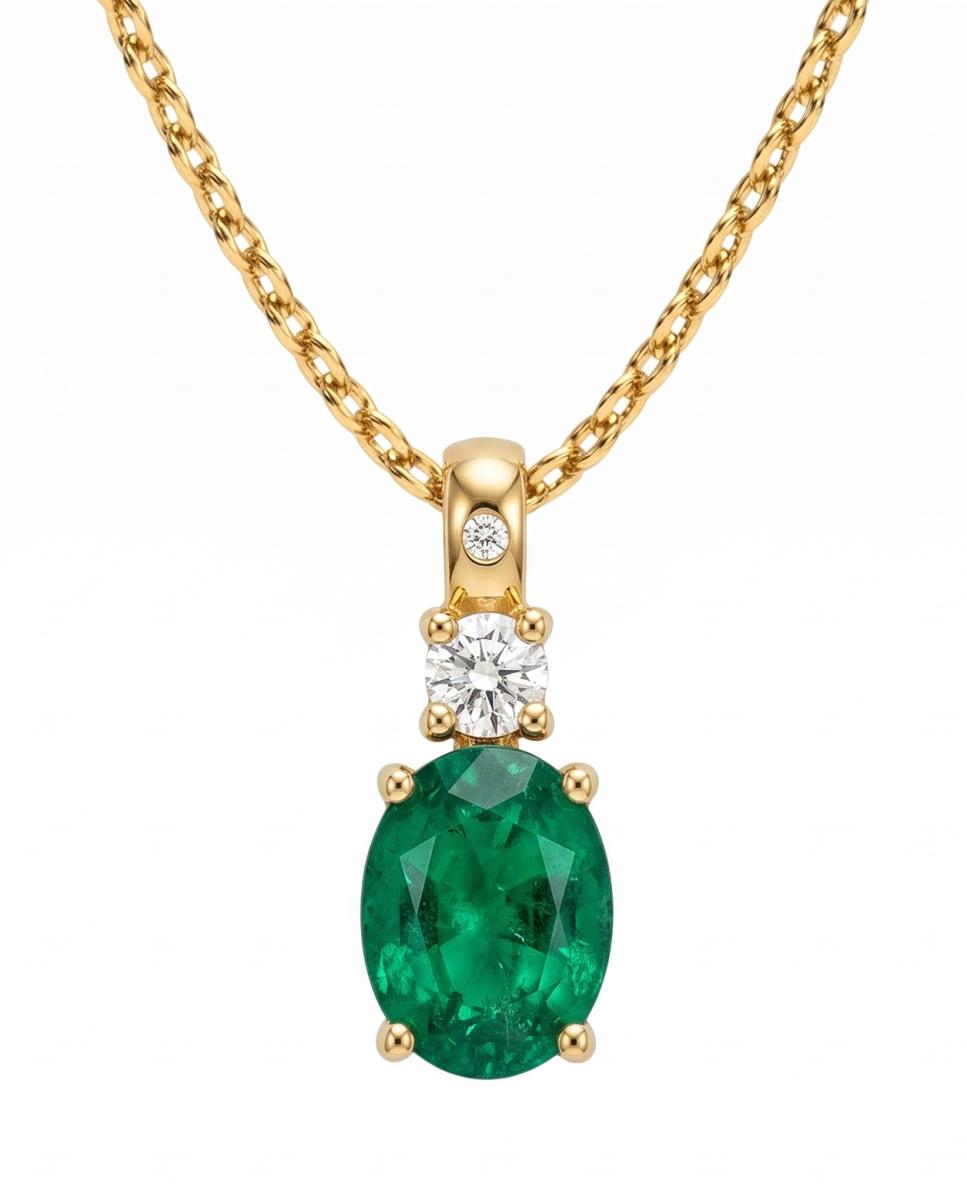 Imagen 0 de Colg oro diamante 0,11 ct esme