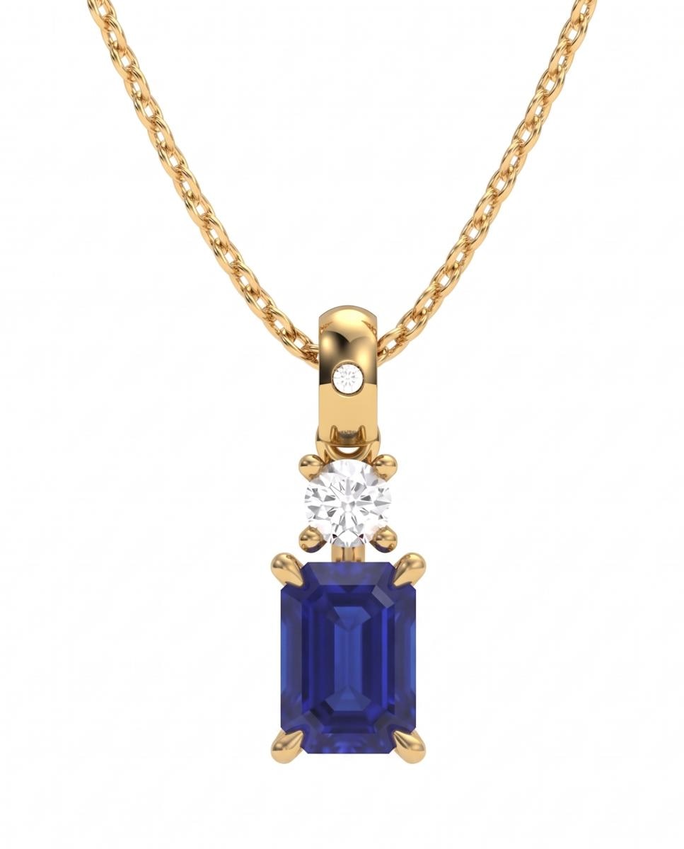 Imagen 0 de Colg oro diamante 0,11 ct zaf