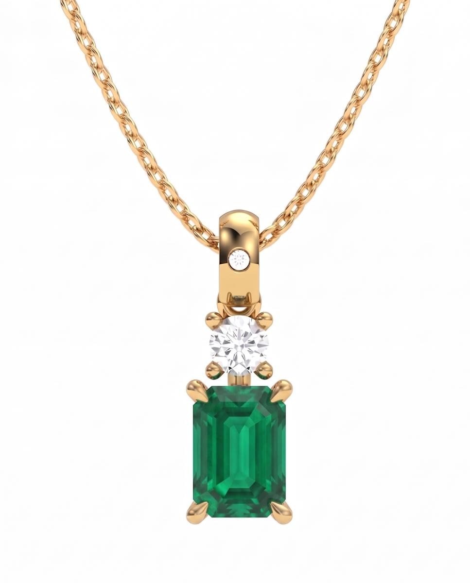Imagen 0 de Colg oro diamante 0,11 ct esme