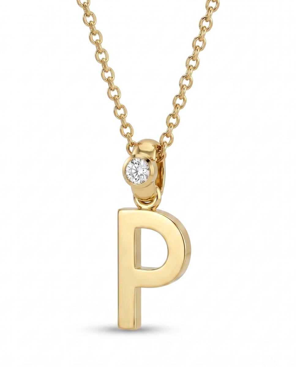 Imagen 0 de Colgante oro diamante 0,03 ct