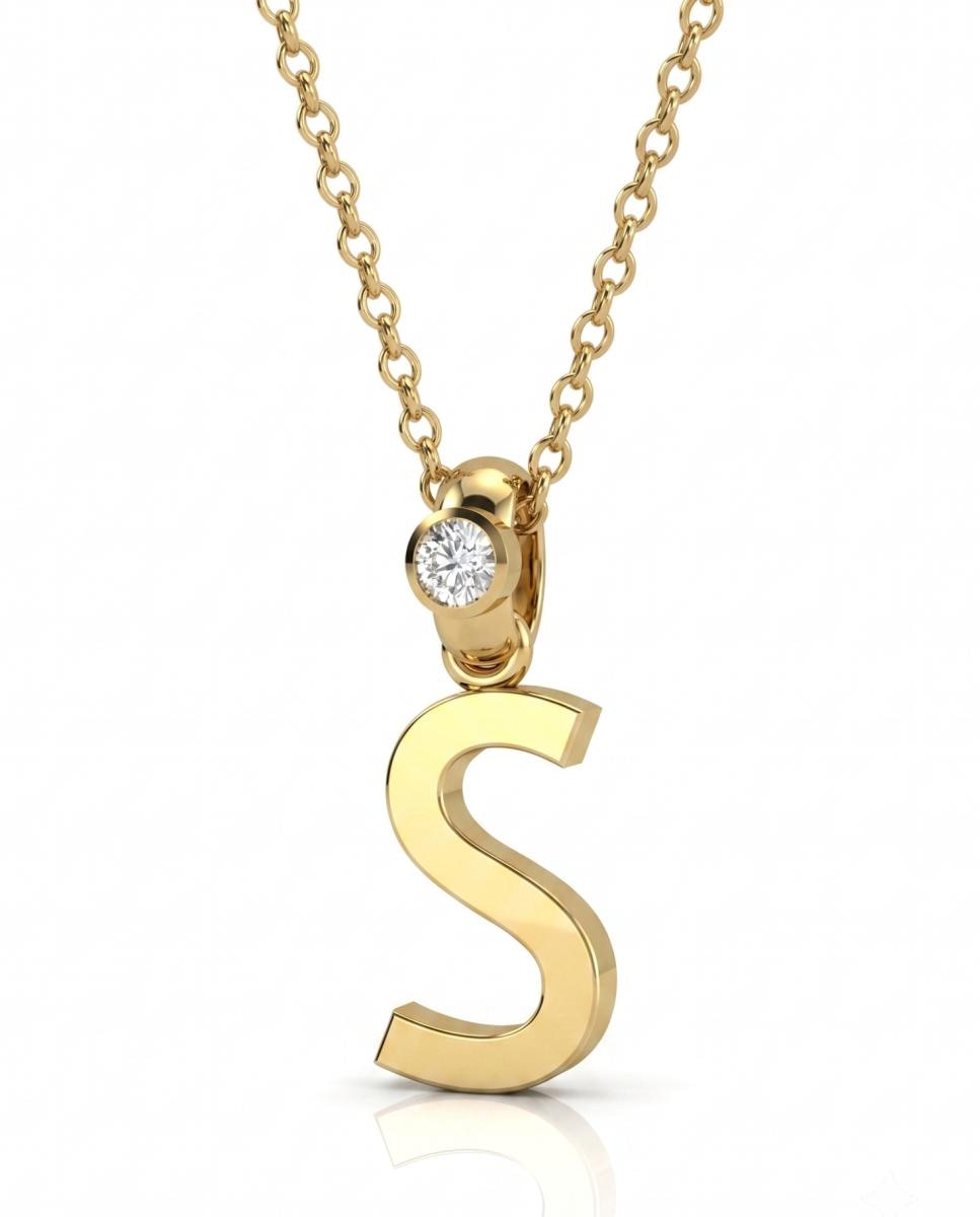 Imagen 0 de Colgante oro diamante 0,03 ct