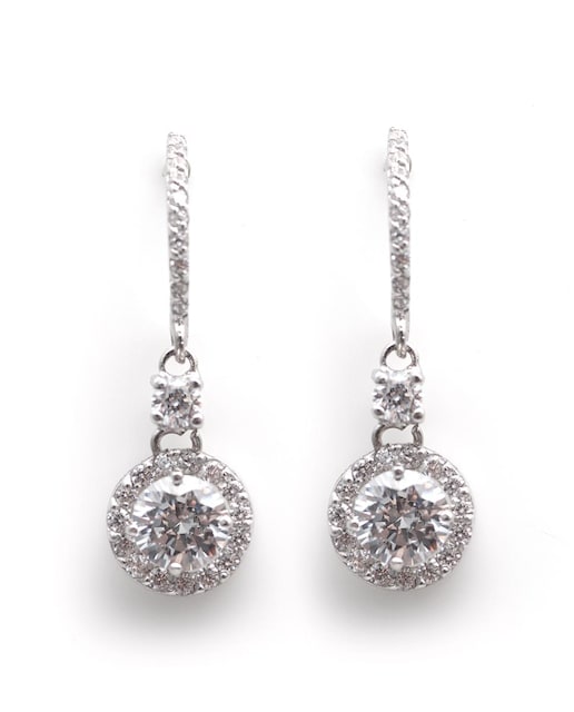 Imagen 0 de Pendientes oro y circonitas