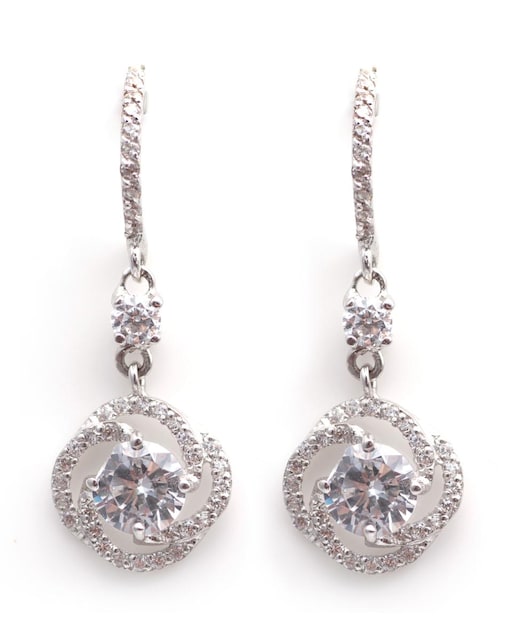 Imagen 0 de Pendientes oro y circonitas