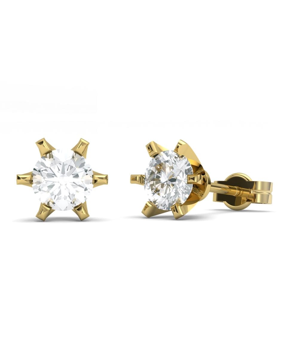 Imagen 0 de Pendiente oro diamante 0,70 ct