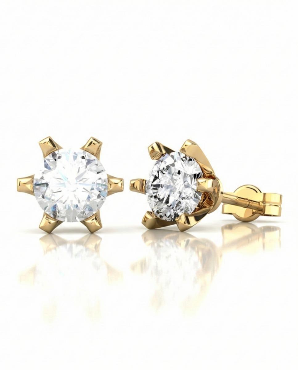 Imagen 0 de Pendiente oro diamante 1,00 ct