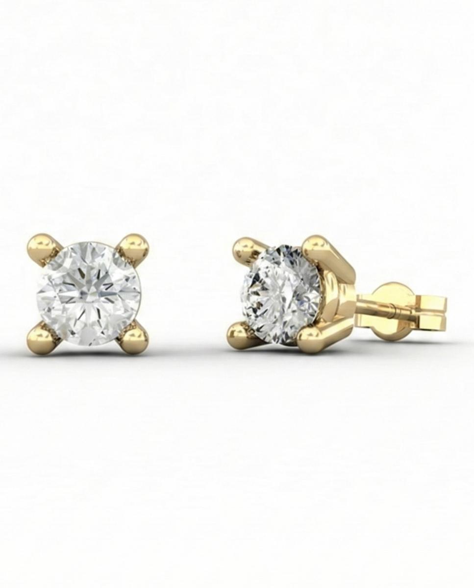 Imagen 0 de Pendiente oro diamante 1,00 ct