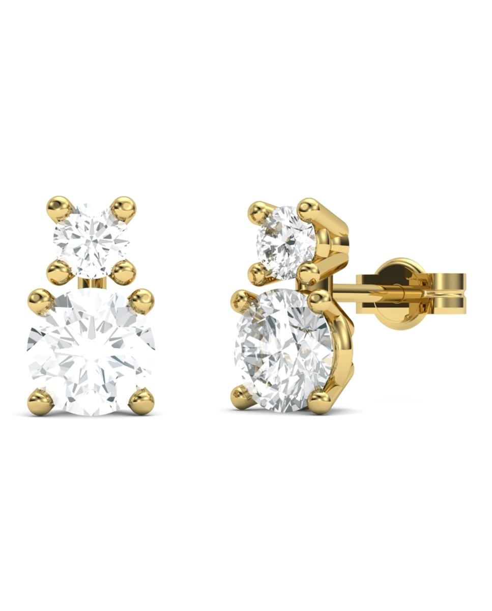 Imagen 0 de Pendiente oro diamante 1,22 ct