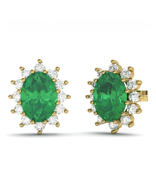 Imagen 0 de Pendiente oro diamante 0,36 ct