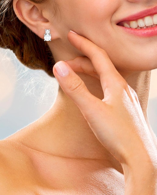 Imagen 0 de Pendiente oro diamante 1,80 ct