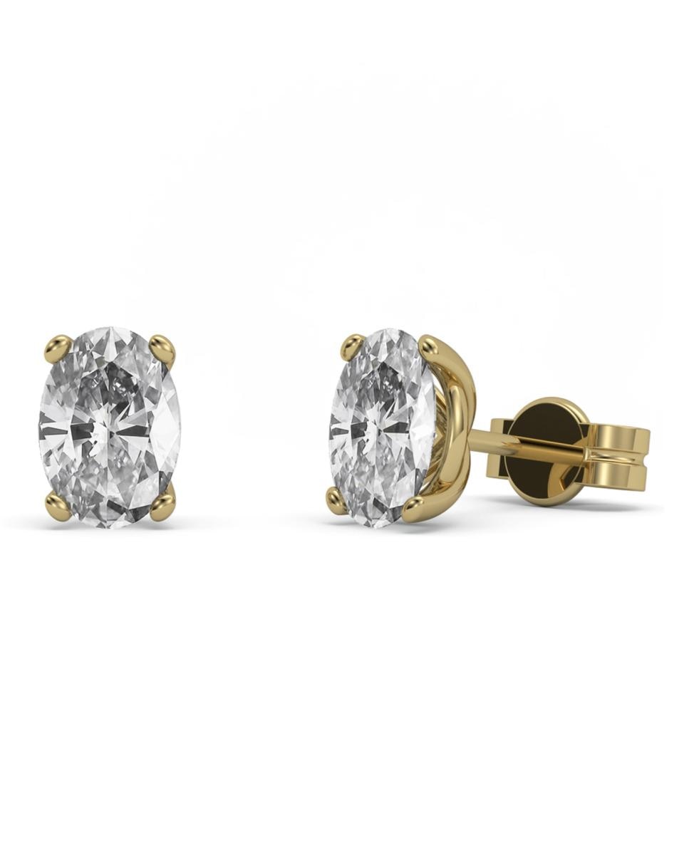 Imagen 0 de Pendiente oro diamante 1,00 ct