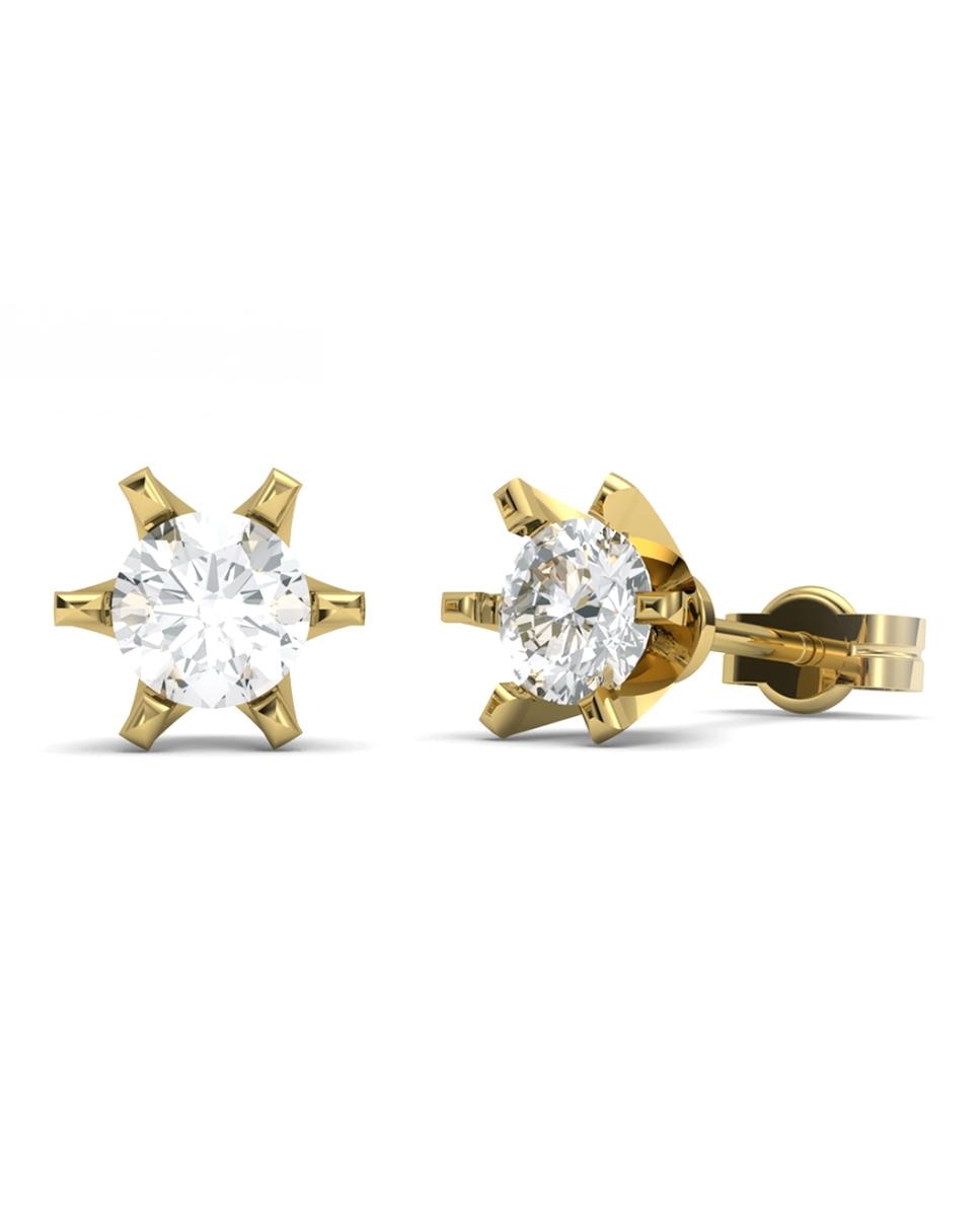Imagen 0 de Pendiente oro diamante 0,50 ct