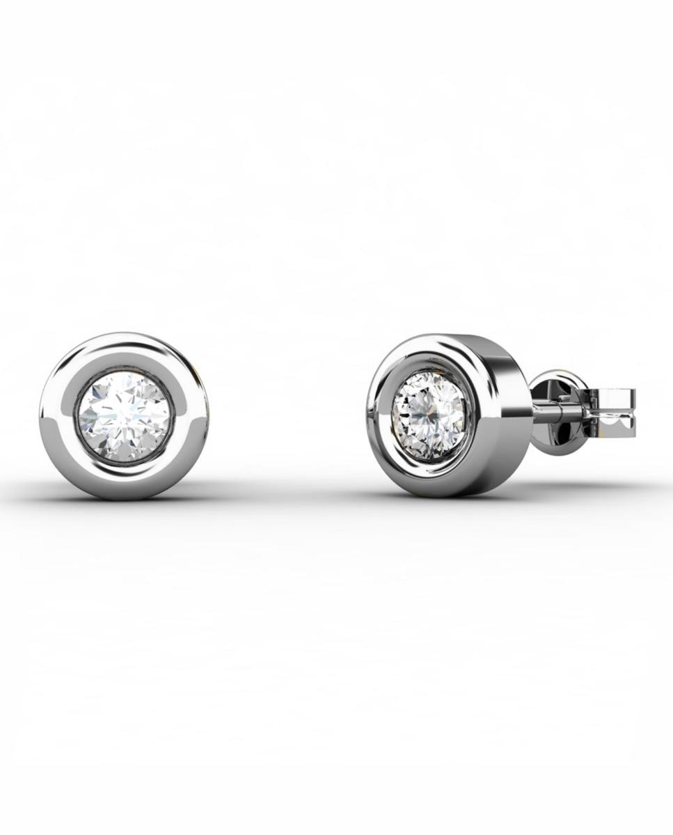 Imagen 0 de Pendiente oro diamante 0,20 ct