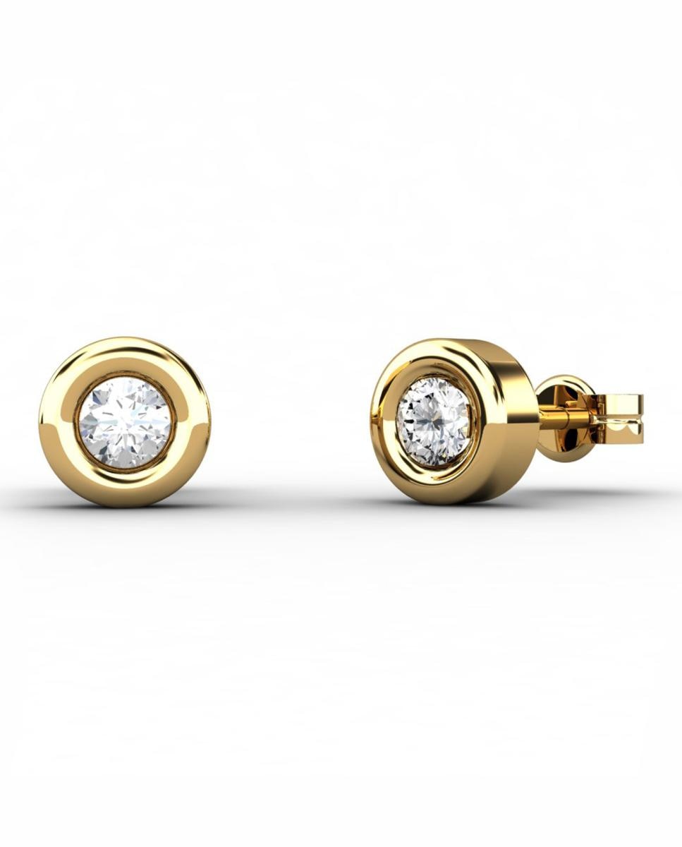 Imagen 0 de Pendiente oro diamante 0,20 ct