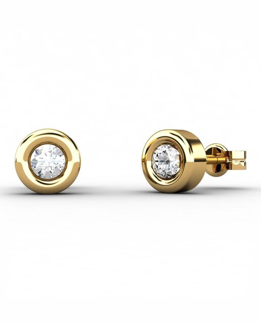 Imagen 0 de Pendiente oro diamante 0,20 ct