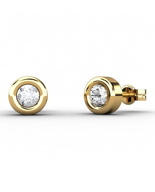 Imagen 0 de Pendiente oro diamante 0,28 ct