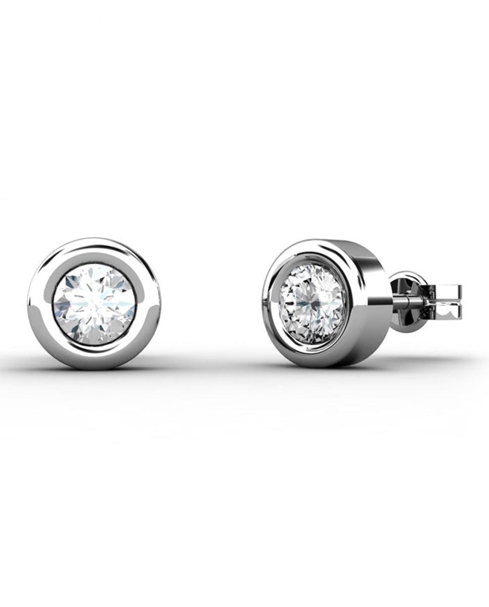 Imagen 0 de Pendiente oro diamante 0,40 ct