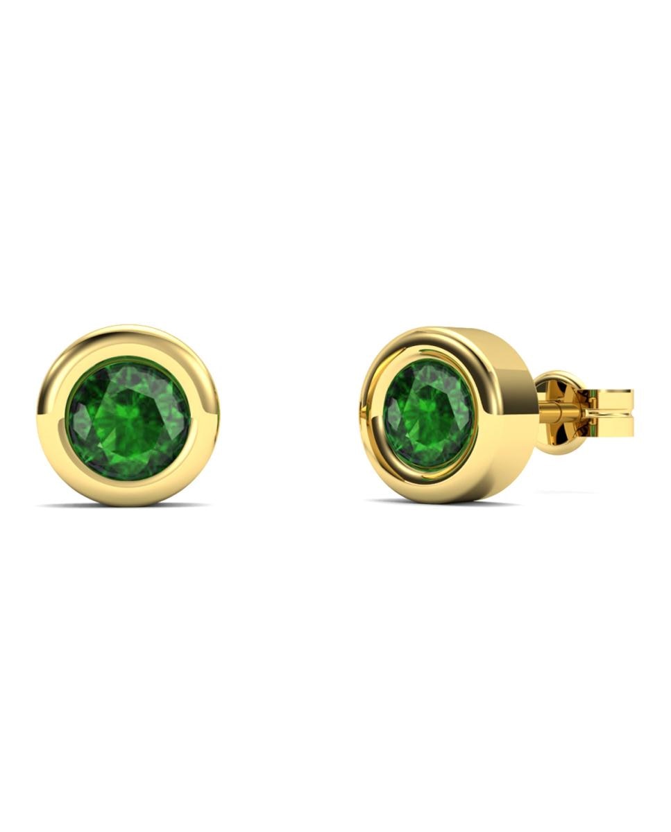 Imagen 0 de Pendientes oro esmeraldas